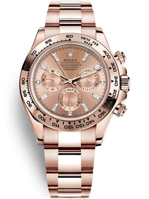 rolex daytona everose gold rx1006|rolex pink gold watch.